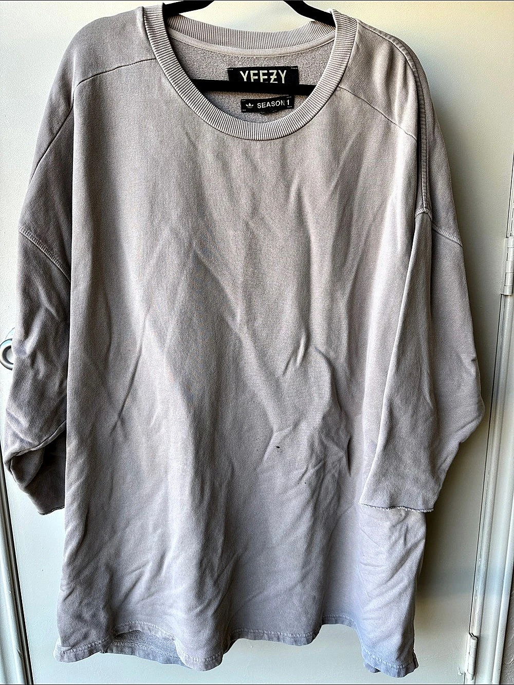 Yeezy Season 1 FT Long Sleeve Sweatshirt Gray